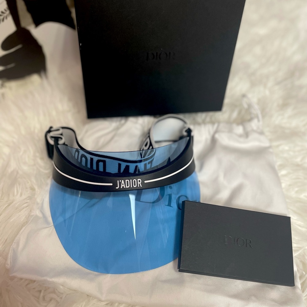 Brand new! Authentic Dior club visor BLUE**